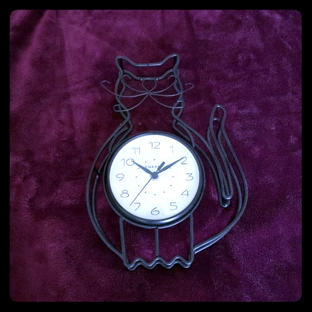 Wall Decor - Cat Clock